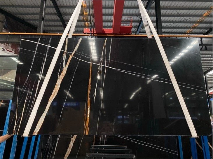 Noir Aziza marble slabs